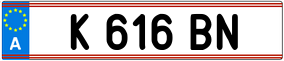 Truck License Plate